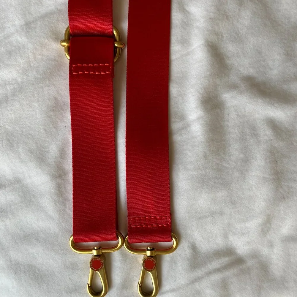 Marc Jacobs Red Signature Quilted Laptop Bag